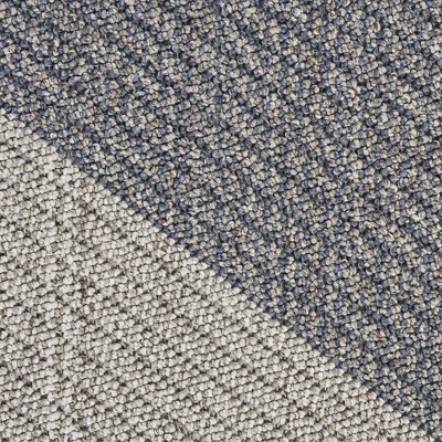 Elwood 2'2" x 4'5" Gray Geometric Braided Area Rug