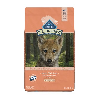 Blue Buffalo Wilderness Grain-Free with Chicken Large Breed Puppy Dry Dog Food - 24lbs