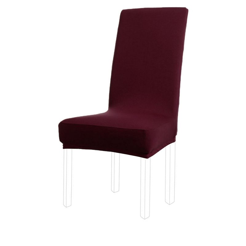 PiccoCasa High Elasticity Stretch Bar Dining Chair Slipcover 1 Pc, 4 of 5