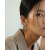 Bearfruit Jewelry Sterling Silver 18k Gold Plated Leah Crystal Teardrop Earrings - 2 of 4