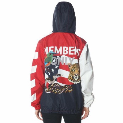 Members Only - Women's Jungle Print Popover Oversized Jacket