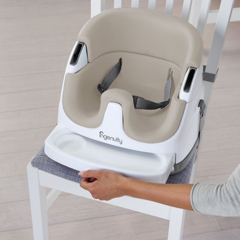 Ingenuity Baby Base 2-in-1 Booster Feeding and Floor Seat with Self-Storing Tray, 6 of 29