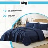 HLC.ME Weston - 3 Piece Quilt Set, Lightweight Bedspread Coverlet Set - 3 of 4