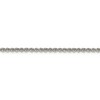 Black Bow Jewelry Sterling Silver 2.5mm Solid Rope Chain Anklet - 2 of 4