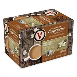 Victor Allen's Coffee French Vanilla Flavored Cappuccino Cups, 72 Ct