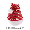 Unique Bargains Christmas Hat Stripes Christmas Hat Polyester Non-woven Fabric 11.81"x16.14" 1 Pc - 3 of 4