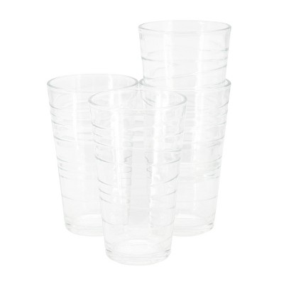 Libbey Orbita Swirl 16-Piece Glassware Set