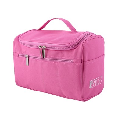 Unique Bargains Travel Toiletry Wash Makeup Cosmetic Organizer Water Resistant Storage Bag Hanging