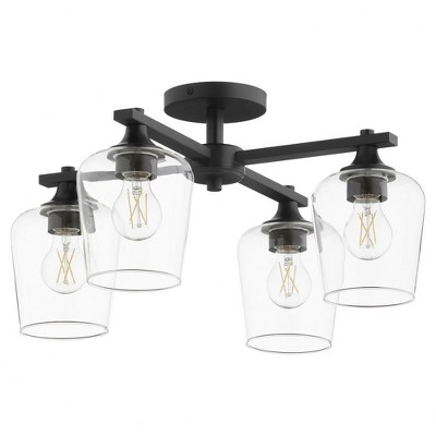Quorum Lighting Veno 4 - Light Flush Mount in  Matte Black