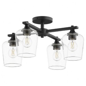 Quorum Lighting Veno 4 - Light Flush Mount in  Matte Black - 1 of 1