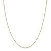 Black Bow Jewelry 0.7mm 18k Yellow Gold Classic Box Chain Necklace - 3 of 4