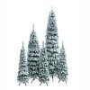YOOCOZZ Xmas Decoration-8, 6, 4FT 5-set Slim Artificial Christmas Tree With Snow Flocking,1820 PE Branch Tips, 350 LED Lights with 11 Lighting Modes - 4 of 4