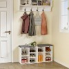 Whizmax Shoe Storage Bench Cubby Organizer with Foam Pad Seating Cushion for Entryway Bedroom Living Room Dorm and Small Apartment - 2 of 4