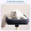 Cat Tower Condo for Indoor Cats, Cat House with Padded Plush Perch, Cozy Hammock - 3 of 4