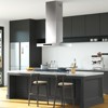 900 CFM Ducted Island Mount Range Hood in White Stainless Steel with Metal Filters and gesture Control - 4 of 4