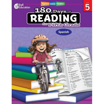 180 Days of Reading for Fifth Grade (Spanish) - (180 Days of Practice) by  Margot Kinberg (Paperback)