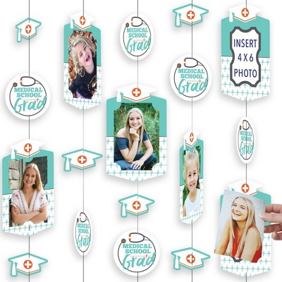 Big Dot of Happiness Medical School Graduation Party Vertical Photo Garland 35 Pieces
