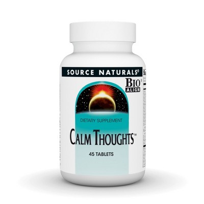 Calm Thoughts Formula by Source Naturals, Inc.  -  45 Tablet