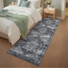 Washable Vintage Oriental Rug Non Slip Low Pile Rug Soft Throw Floor Cover Retro Foldable Indoor Carpet for Living Room Bedroom Playroom Nursery - 4 of 4