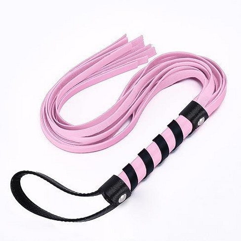 Sweet Vibrations Faux Leather Whip for Adults, Pink - image 1 of 1