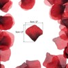 Unique Bargains Decoration Wedding Party Silk Artificial Flower Petals Red Black 3000 Pcs - 2 of 4