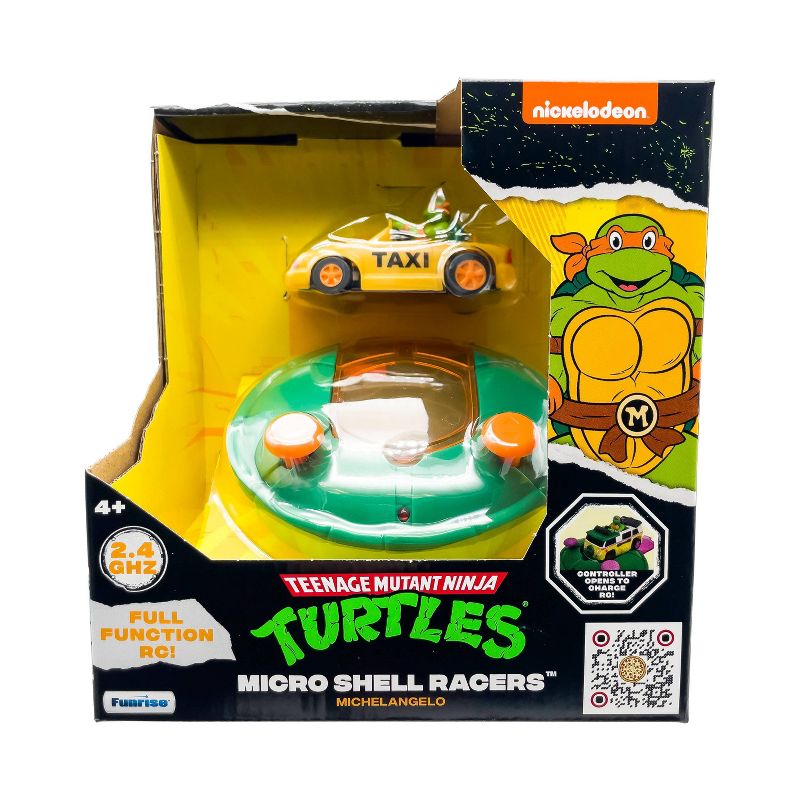 Teenage Mutant Ninja Turtles Remote Control Micro Shell Racers - Michelangelo, 3 of 6