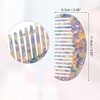 Unique Bargains Women's Half Round Wide Tooth Comb for Curly Thick Wavy Straight Hair 1 Pc - 2 of 4