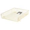 Grid Wire Letter Tray Gold - Threshold™ - image 2 of 4