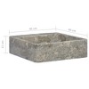 vidaXL Sink Above Counter Vanity Wash Basin Vessel Sink for Bathroom Marble - 4 of 4