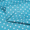 Polka Dot 600 Thread Count Cotton Blend Deep Pocket Bed Sheet Set by Blue Nile Mills - image 3 of 4