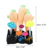 Unique Bargains Silicone Fluorescence Floating Aquarium Mushroom Coral Fish Tank Decoration - image 4 of 4