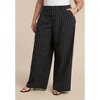 ELOQUII Wide Leg Pinstripe Trouser - 3 of 4