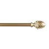 EXCLUSIVE HOME Acorn 1" Curtain Rod and Coordinating Finial Set - 3 of 3