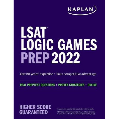 LSAT Logic Games Prep 2022 - (Kaplan Test Prep) by  Kaplan Test Prep (Paperback)