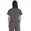 Just Love Solid Stretch Scrub Top for Women Mock Wrap Nursing Shirt - 3 of 3