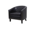 CAVINAS Upholstered Accent Chair,Comfortable Barrel Chairs with Soft Padded Armrest for Bedroom,Reading Room - 4 of 4