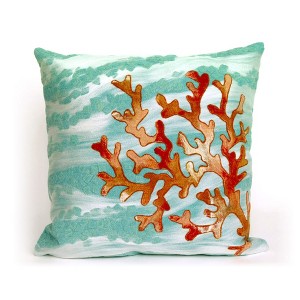 Liora Manne Visions III Coastal Indoor/Outdoor Pillow.. - 1 of 4
