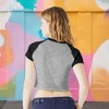 Dalix Heartly Ghost Short Sleeve Raglan Micro Rib Babe Tee Soft Cute Womens - 4 of 4