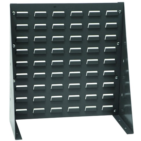 Quantum Storage Systems Bench Rack, 18"L X 8"W X 19"H, 16 Gauge Steel Louvered Model, Gray Enamel Finish - image 1 of 2