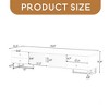 TV Stand for 65+ Inch TV, Entertainment Center TV Media Console Table, Modern TV Stand with Storage - Leovsnove - 3 of 4