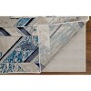 Indio Modern Herringbone Ivory/Blue/Gray Area Rug - 4 of 4