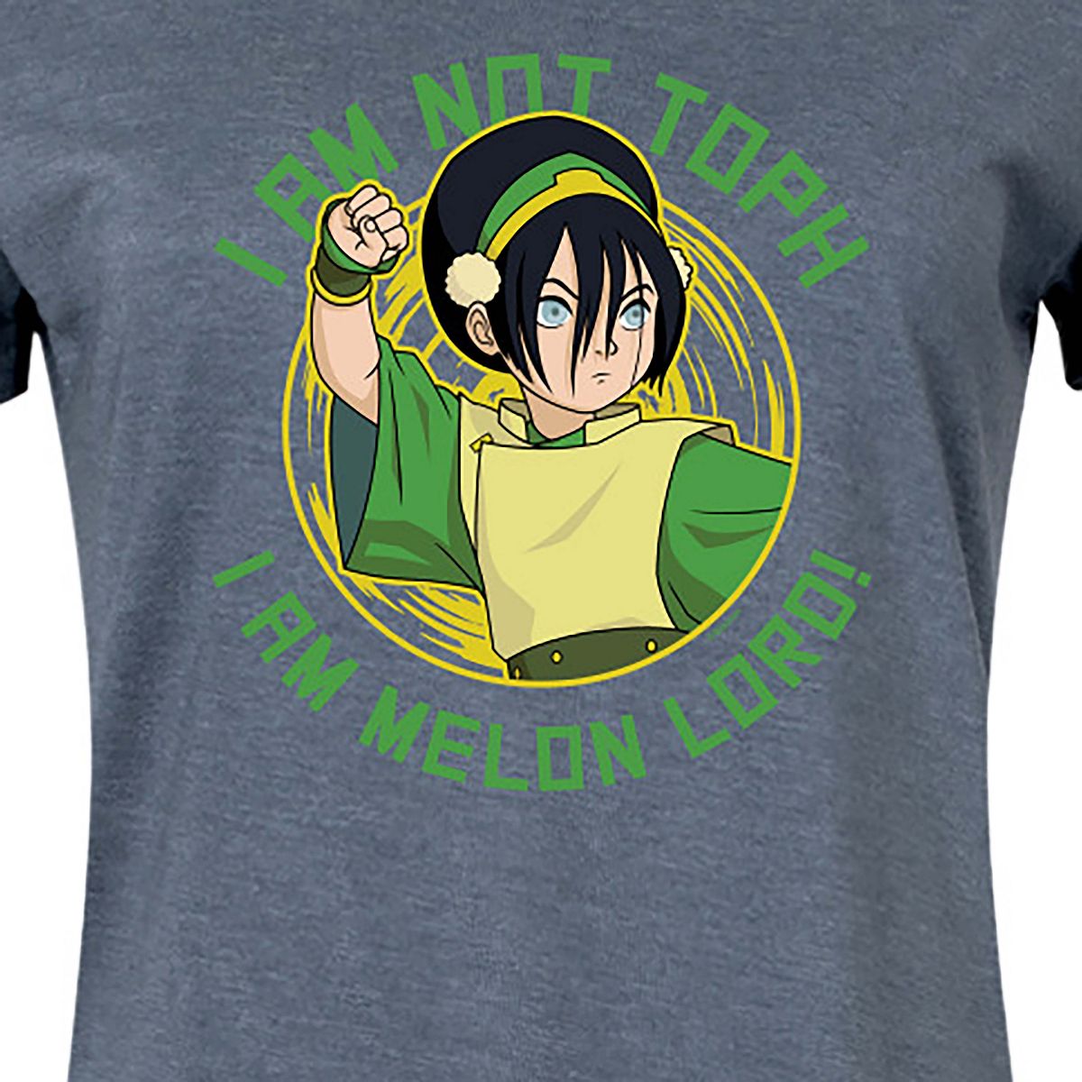 Women's - Avatar - The Last Airbender - Toph Melon Lord Graphic T-shirt Dress - thumbnail 2