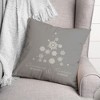 Creative Products Snowflake Christmas Tree 18 x 18 Indoor / Outdoor Pillow - 3 of 3