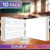 SCRIBBLEDO Music Staff Dry Erase 9"X12" Board 10-Pack, Erasers Included - 2 of 4
