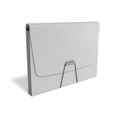 Staples Plastic 13 Pocket Reinforced Expanding Folder Letter Size White 2806370