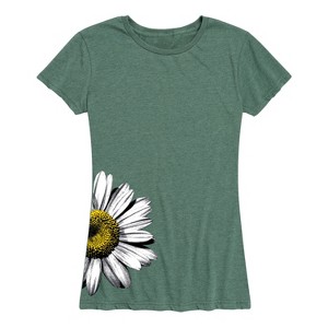 Women's - Instant Message - Daisy Side Short Sleeve Graphic T-Shirt - 1 of 4
