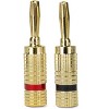 Premium Banana Plug Speaker Wire Connectors (AV22638-4PACK) - 2 of 4