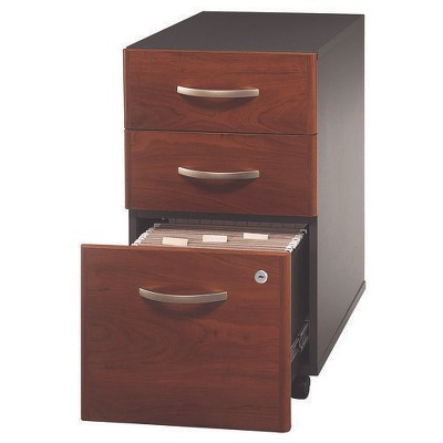 Hansen Cherry Mobile 3-Drawer Lockable Legal Size Pedestal