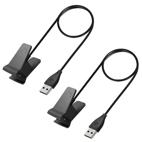 Electrify Albany træfning Insten 2-pack Usb Charger Compatible With Fitbit Alta And Fitbit Ace  Wireless Activity And Fitness Tracker Wristband, With 12-inch Cable, Black  : Target