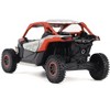 Can-Am Maverick X3 X RS Turbo RR Chalk Gray and Magma Red with Driver Figure 1/32 Diecast Model by BRP Models - 3 of 4
